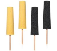 YBEATY 4 piezas de herramientas de cerámica para reparación de rebabas de cerámica, barra de esponja de alta absorción para hacer arcilla, accesorios de lanzamiento de dos colores, suministros de