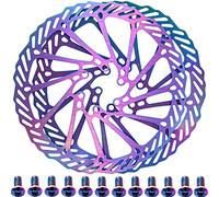 YBEKI Disco de Freno Bicicleta 160/180mm | 2 Unidades + 12 Tornillos | Acero Inoxidable CNC | Disipación de Calor 200% | EN 14766 | MTB/Road/BMX