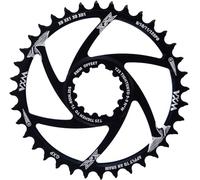 YBEKI Plato de Bicicleta Narrow-Wide 30T-38T | Offset 3mm/6mm | 7075-T6 Aluminio CNC | Compatibilidad SRAM GXP/XX1/X01 | Diseño Eagle Tooth | Anodizado Duradero Negro | Ligero 60-80g para MTB