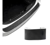 YBERLAOBAN 1 Pieza Protector de Umbral de Maletero para Ford Puma ST 2022-2023, Tira de Protección Antiarañazos Parachoques Trasero Pegatina de Carbono PVC