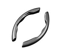 YBERLAOBAN 2 Piezas Cubre Volante Segmentado para VW Taos SUV 2024 2025, Funda Volante Coche Antideslizante, Protector Volante Deportivo Accesorios Interior,B