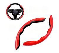 YBERLAOBAN 2 Piezas Cubre Volante Segmentado para Xpeng G6 2023-2024, Funda Volante Coche Antideslizante, Protector Volante Deportivo Accesorios Interior,C