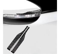 YBERLAOBAN 2 Unidades Protector de Espejo para MG ZS Hybrid+ Luxury 2024 2025, Tiras Anticolisión de Carbono, Pegatinas de Protección Espejo Accesorios de Coche