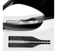 YBERLAOBAN 2 Unidades Protector de Espejo para VW Caddy 2020-2024 2025, Tiras Anticolisión de Carbono, Pegatinas de Protección Espejo Accesorios de Coche