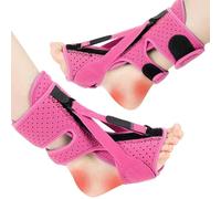 YBFBSJK FéRula Nocturna Para Fascitis Plantar Correas Ajustables Fascitis Plantar FéRula Nocturna TalóN Alivio Del Dolor Alivio Del Dolor Tendinitis De Aquiles Vendaje (Rosa)