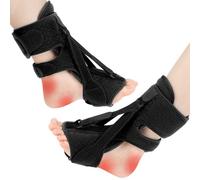 YBFBSJK FéRula Nocturna Para Fascitis Plantar Correas Ajustables Fascitis Plantar FéRula Nocturna TalóN Alivio Del Dolor Alivio Del Dolor Tendinitis De Aquiles Vendaje (Negro)