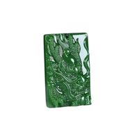 YBGCRD Collar con colgante de dragón de jade hetiano natural, jaspe del zodiaco y dragón, tallado a mano, joyería de lujo para hombres y mujeres, joyería de mascota