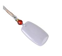 YBGCRD Exquisito collar con colgante chino hecho a mano de jade con hilo dorado, joyería de alta calidad que simboliza la paz