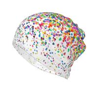 YBGHDAA Calentador de cuello de invierno con lunares de colores para hombre, polaina para el cuello, bufanda facial para mujer, máscara de polaina, bufanda gruesa resistente al viento, color negro