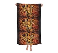 YBGHDAA Cool Steampunk Gears Basics - Toallas de playa para piscina, suaves, grandes y gruesas