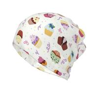 YBGHDAA Delicious Cupcakes - Calentador de cuello para hombre, polaina para el cuello, bufanda facial para mujer, máscara de polaina, bufanda gruesa resistente al viento, color negro