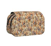 YBGHDAA Estuche organizador de bolígrafos de gel con impresión de perros Labrador Retriever, Black, Talla única, Organizador de bolsas