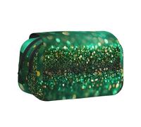 YBGHDAA Estuche organizador de bolígrafos de gel con impresión del Día de San Patricio, bolsa organizadora portátil para lápices de pintura de artista, Black, Talla única, Organizador de bolsas