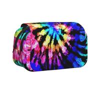 YBGHDAA Exotic Tribe - Estuche organizador de bolígrafos de gel con estampado de teñido anudado, bolsa portátil para lápices de pintura de artista, Black, Talla única, Organizador de bolsas