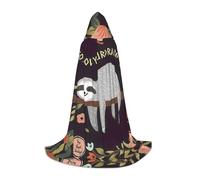 YBGHDAA Follow Your Dreams - Capa de perezoso con capucha para cosplay, fiesta de Halloween, bruja, vampiro, mago, disfraz de baile de máscaras