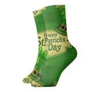 YBGHDAA Happy St. Patrick'S Day - Calcetines de pantorrilla casuales para mujer, cálidos, acogedores, calcetines de invierno para dormir