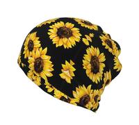 YBGHDAA Sunflower.. Calentador de cuello de invierno para hombre, polaina de cuello, bufanda facial para mujer, máscara de polaina, bufanda gruesa resistente al viento, negro