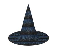 YBGHDAA The Blue Binary Printing - Paquete de 2 sombreros de bruja de Halloween para fiestas, plegables, ligeros, para juegos de rol, para cosplay