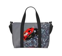 ybhgvc Bolsa de viaje unisex con estampado de mariquitas y moteado infinito, ligera, resistente al agua, para fin de semana o vacaciones