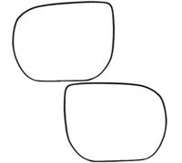 YBHPQRE Auto Cristal De Espejos Compatible con Hyundai para Santa Fe para IX45 2013 2014 2015 2016 2017 Piezas De Repuesto para Espejo Retrovisor Lateral Calefactable De Coche(2pcs)