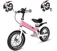 YBIKE Bicicleta Sin Pedales para Niños,Bicicleta Niño Dos en Uno para con Pedales,Amortiguadores,12 14 Pulgadas Adecuada para Niños de 1 a 7 años 4 Colores Bici Sin Pedales Niño