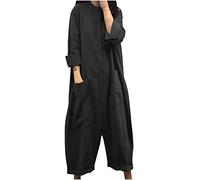 Ybing Mono de mujer casual de algodón y lino, pantalones de verano con cintura elástica, pantalones de pierna ancha, pantalones informales, ligeros, informales, sueltos, de trabajo, palazzo,