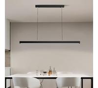 YBIOK Luz Lineal LED con Control Remoto, Lámpara Colgante Regulable, Cambio De Color De 3000K A 6000k, Luces De Isla Colgantes, Iluminación De Techo Conectable para Oficina, Tienda, Gimnasio