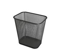 ybmhome malla de acero rectangular abierto parte superior de basura papelera de basura para oficina casa 8 x 12 x 12 pulgadas 1103