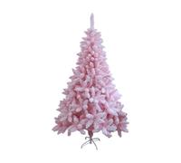 YBNKKUXKN Árbol Navidad Árbol de Navidad Artificial, Abeto navideño Falso, decoración navideña con Soporte de Metal for decoración de Interiores y Exteriores. arbol Artificial(Snow Pink,150cm)