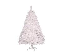 YBNKKUXKN Árbol Navidad Árbol de Navidad Artificial Blanco de 1,8 m con Soporte de Metal, Ideal for decoración de Fiestas en casa o en la Oficina. arbol Artificial