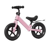 YBNKKUXKN Bicicleta Bicicleta Infantil de Equilibrio sin Pedales, de Dos Ruedas, con Ruedas deslizantes, de 12 a 14 Pulgadas y Altura Ajustable, con rotación de 360°. Bicicletas niños(Rose,14inch)