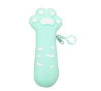 YBNKKUXKN Estuche de Silicona for lápices, Gran Capacidad, diseño de Pata de Gato en 3D, Ideal for el Regreso a Clases, for Adolescentes.(Light Green)