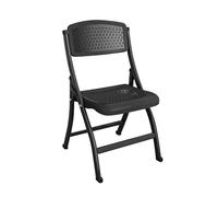 YBNKKUXKN Folding Chair Indoor Outdoor Portable Stackable Seat with Steel Frame Capacity for Events Office Party Picnic Kitchen Dining
