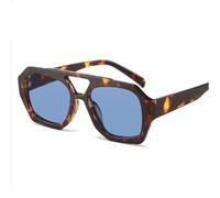 YBNKKUXKN Lentes de sol Gafas de sol retro for hombre y mujer, modernas gafas de sol rectangulares for hombre y mujer, ideales for la vuelta al cole y for estudiantes. gafas sol(Color5)