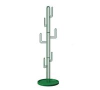 YBNKKUXKN Perchero de pie con forma de cactus, con base redonda estable y 6 ganchos, ideal for sala de estar, dormitorio y oficina.(Groen)