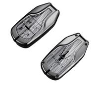 YBOUYB para Maserati Levante mc20 Quattroporte Ghibli Carcasa para Llaves de Coche,Carcasa Protectora para Llavero Accesorios Coche,1 Monocoque-B Gray