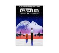 YBRSHGFT Neon Genesis Evangelion Classic - Póster de la película sobre lienzo, pintura al óleo, arte para pared, sala de estar, decoración del hogar, 40 x 60 cm, estilo sin marco, 18