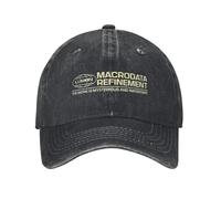 YBTJIMFL Casquette de Baseball Ajustable à séparation Le Travail EST mystérieux et Important Chapeau de Sport de Plein Air en Jean usé en Denim usé lavé