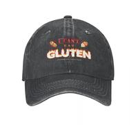 YBTJIMFL Gorra de béisbol Ajustable No Puedo Comer Gluten Me Duele la Tripa Intolerante al Gluten Celíaco Vaquero Casquette Chapa Deportiva de Aire Libre Lavada
