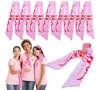 YBwanli Octubre Rosa, cinta rosa 90 x 7 x 7 piezas, suave y ligero, elegante, únete a nosotros en nuestra lucha contra el cáncer de mama