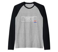 Ybycui City Country Paraguay Familia Viaje Hombres Mujeres Camiseta Manga Raglan