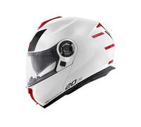 YC Givi Casco Modular HPS X.20 Expedition Graphic EVO Blanco Rojo Talla M