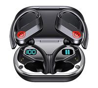 Ycagrain Auriculares sin sonido estéreo, Auriculares in-uriculares impermeables IPX7 para deportes, teléfono/ordenador portátil