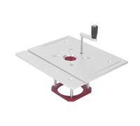 Ycauty Base de elevación de Router Aleación de Aluminio Durable Rango 0-54mm para el Procesamiento de la Madera de la Recortadora, para Banco de Trabajo