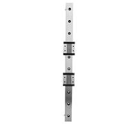 Ycauty Bloque Deslizante de Acero con Rodamiento Premium de Riel Lineal en Miniatura para Movimiento Lineal de Precisión 400 Mm 24 Mm 2 Piezas para Equipos Automatizados