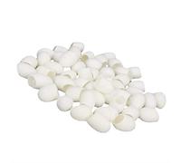 Ycauty Bolas Exfoliantes de Capullos de Gusano de Seda para Limpieza Profunda de Poros, Eliminación de Puntos Negros, 50 Capullos de Seda