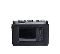 Ycauty Bolsa Retro de Cuero de PU para Cámara Mini, Estuche Protector para Cámara Digital para Fotografía Al Aire Libre, Tanque Interior Engrosado, Cuero de PU, Diseño Exquisito (Negro)