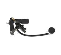 Ycauty Bomba de Cilindro Maestro de Freno de Pulgar para Motocicleta, Aleación de Aluminio Duradera para una Fácil Instalación, Apto para Todos los Modelos, Universal, Negro