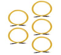 Ycauty Cable de Fibra óptica Material de Circonio Nanométrico Confiable ST a ST Cable de Extensión de 3 Metros para Varios Sistemas de Red