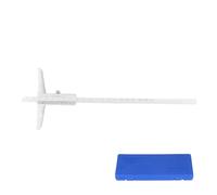 Ycauty Calibrador Vernier de Profundidad Herramienta de Medición de Alta Precisión para Procesamiento de Metales Precisión de 0,02 Mm para Ingeniería Mecánica (0-200 mm)